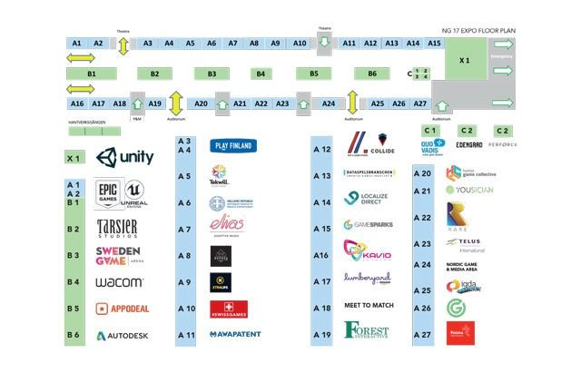 NG17, Expo floor plan