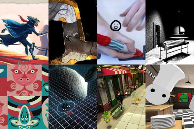 NGDC finalists, top left to right: Lost Words, OCMO, PapAR, See You On the Other Side. Bottom left to right: SIHEYU4N, Space Krieg, The Gentleman, VR The Diner Duo.