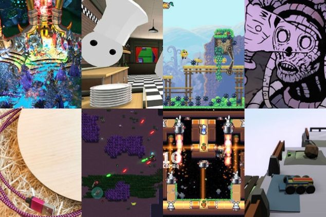 Top L to R: Tyran, VR The Diner Duo, Wunderling, Deep Sky Derelicts. Bottom L to R: Stylaero Board, Planetary Dustoff, Radical Rabbit Stew, Robots and Rocks.